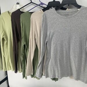 5 Colors Sonoma Life Style Women's Casual Long Sleeve Everyday Tee Shirt